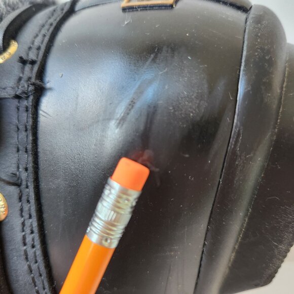 Sperry Top Sider Saltwater 1-Eye Black Duck Boots Faux Fur Cozy Cabincore 9M - Picture 12 of 12